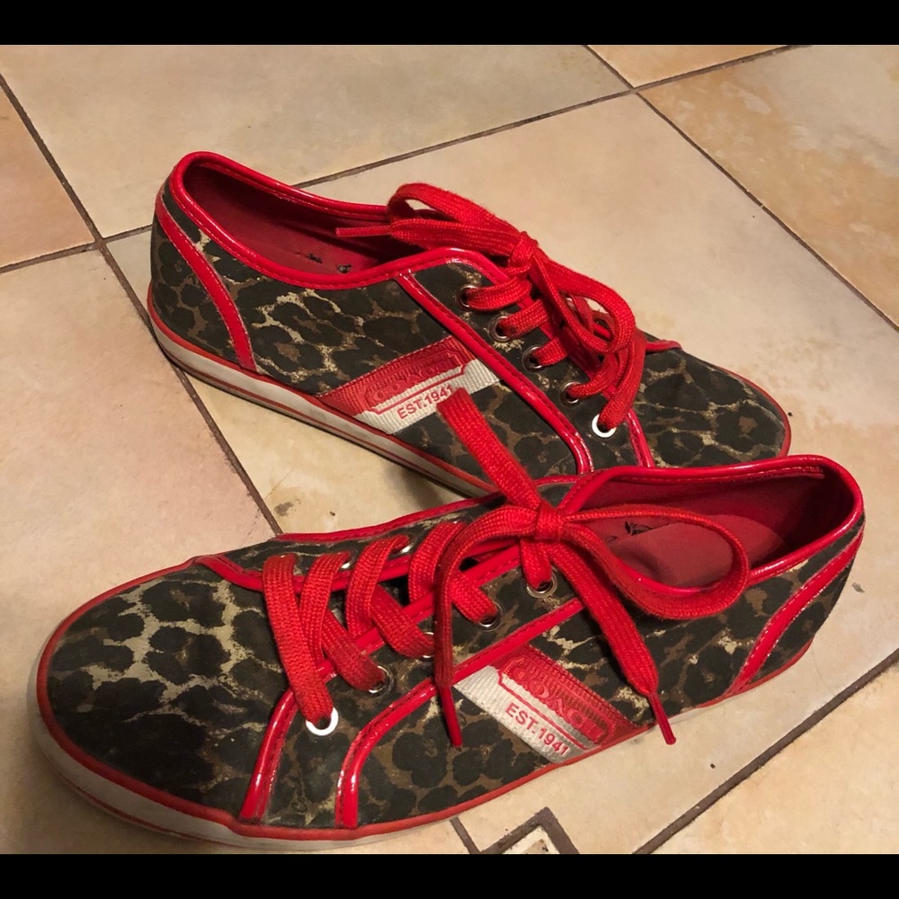 Coach deja leopard print sneaker 9